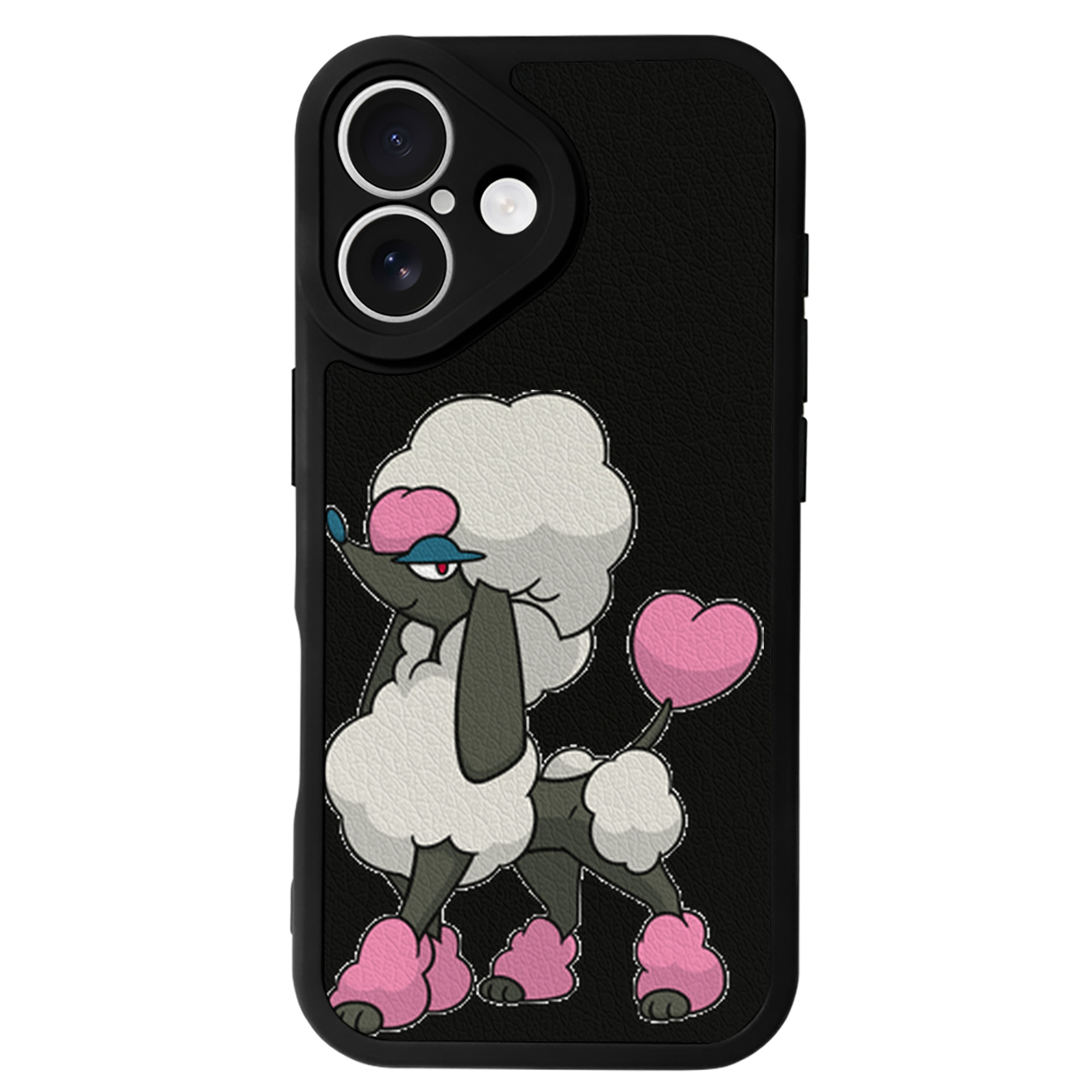 （画像用） ポケットモンスター Pokémon 【iPhone 16シリーズ対応】シリコンスマホケース（レザー調） 材質：シリコン